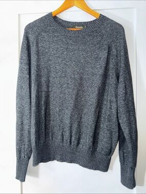 Trumaker Classic Men's Cotton Crewneck Sweater - Gray Sz XL